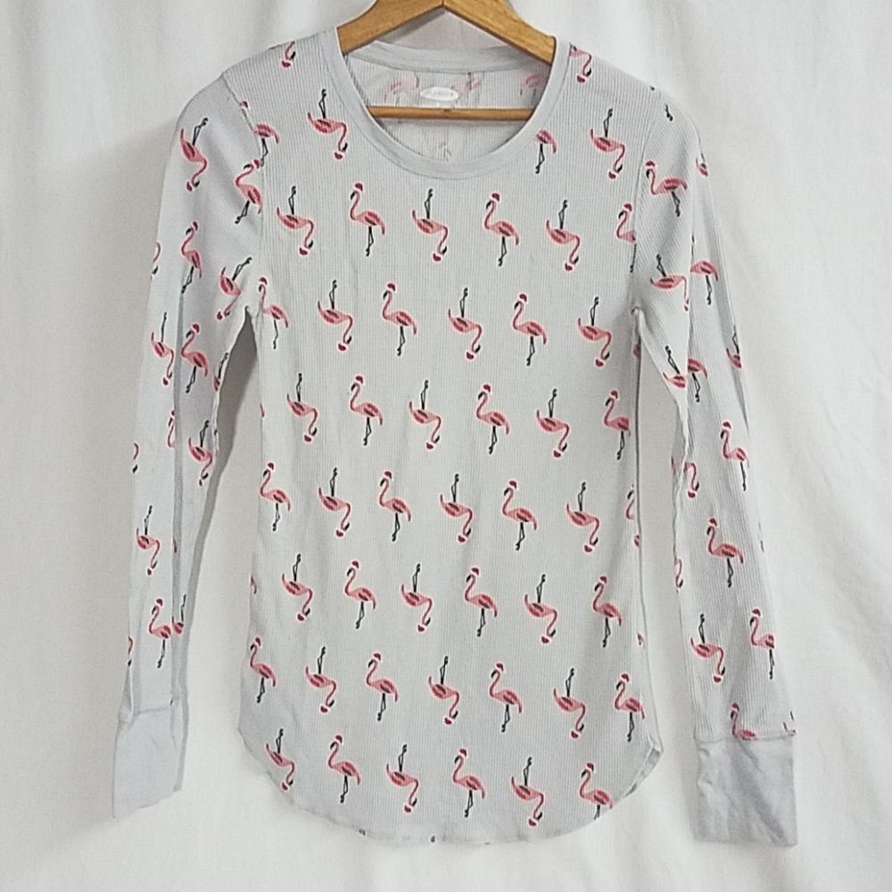 Thermal long-sleeved pajama shirt